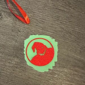 NWT Oogie Boogie Acrylic Christmas Ornament